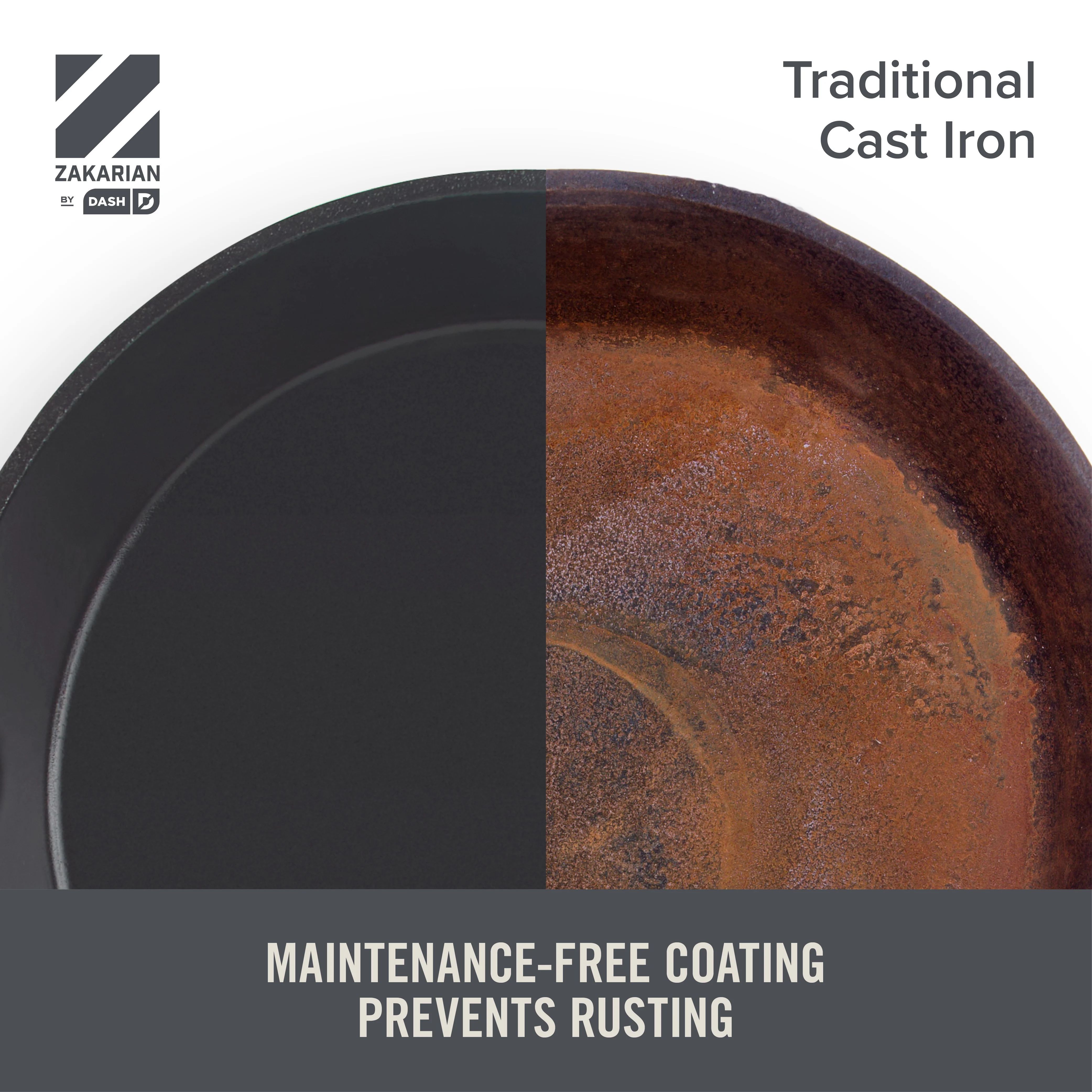 14" Nonstick Cast Iron Wok - Image 7