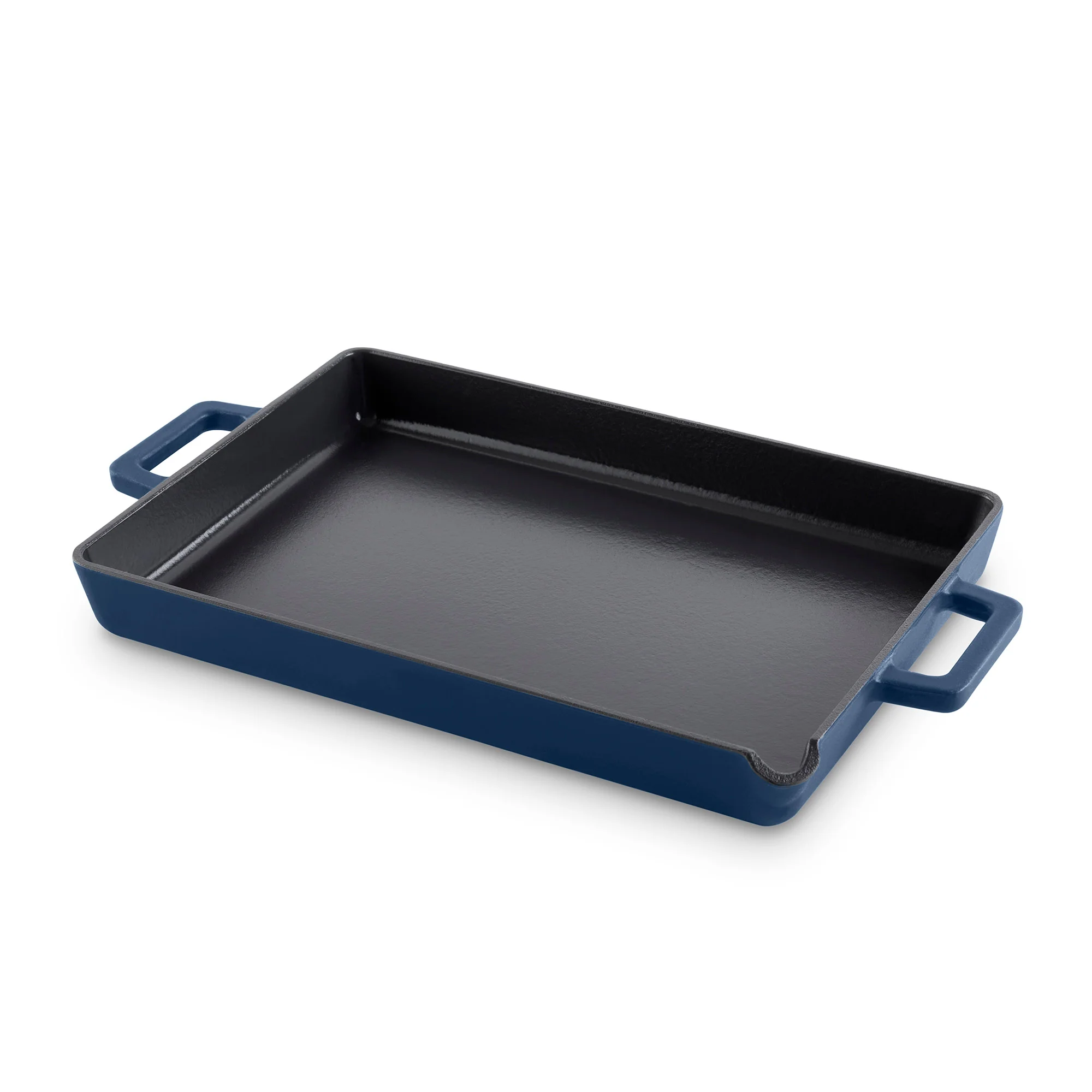 9"x13" Nonstick Cast Iron Pan with Pour Spout - Image 8