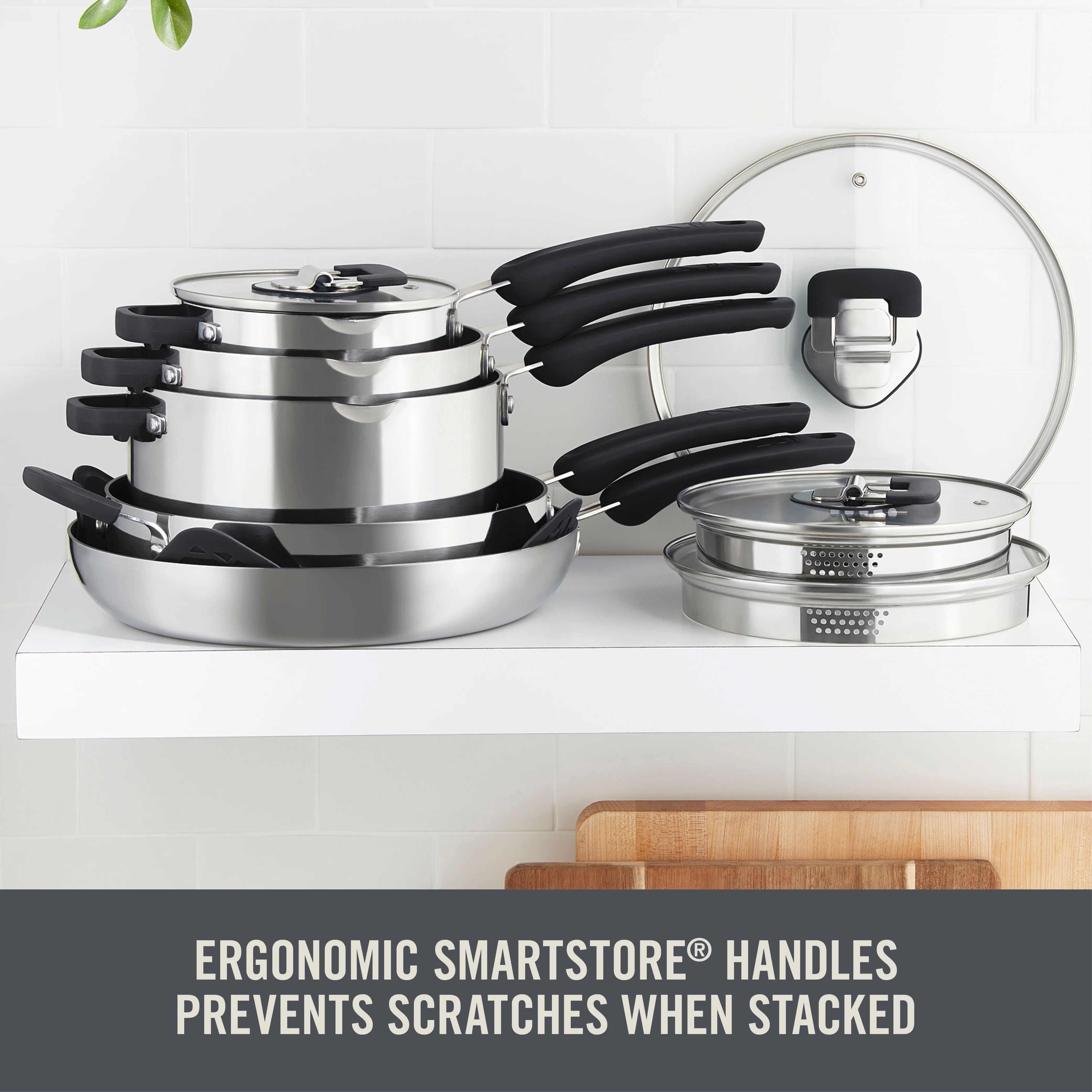 Zakarian by Dash Trupro 10PC Stainless Steel Cookware Set - Image 16
