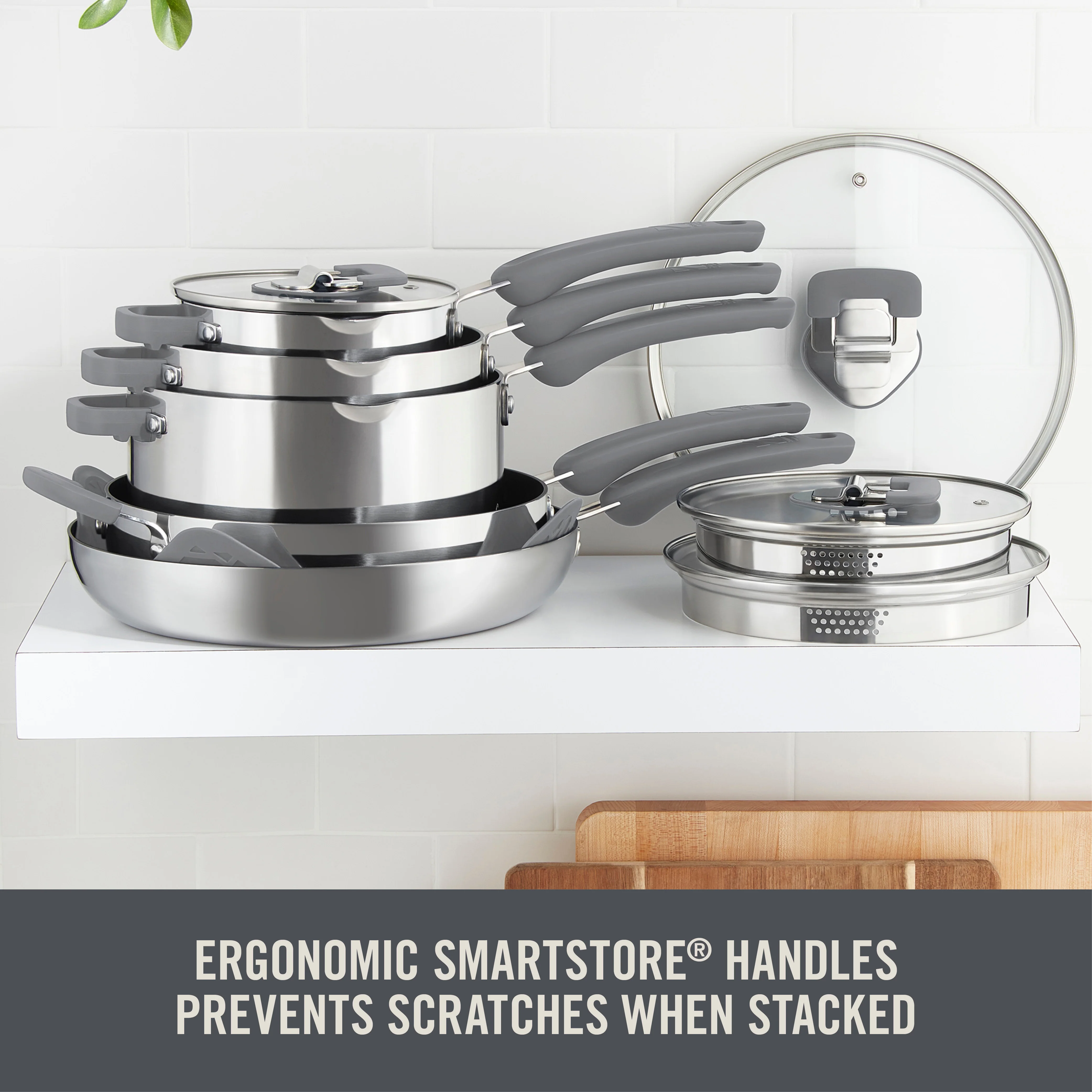 Zakarian by Dash Trupro 10PC Stainless Steel Cookware Set - Image 24