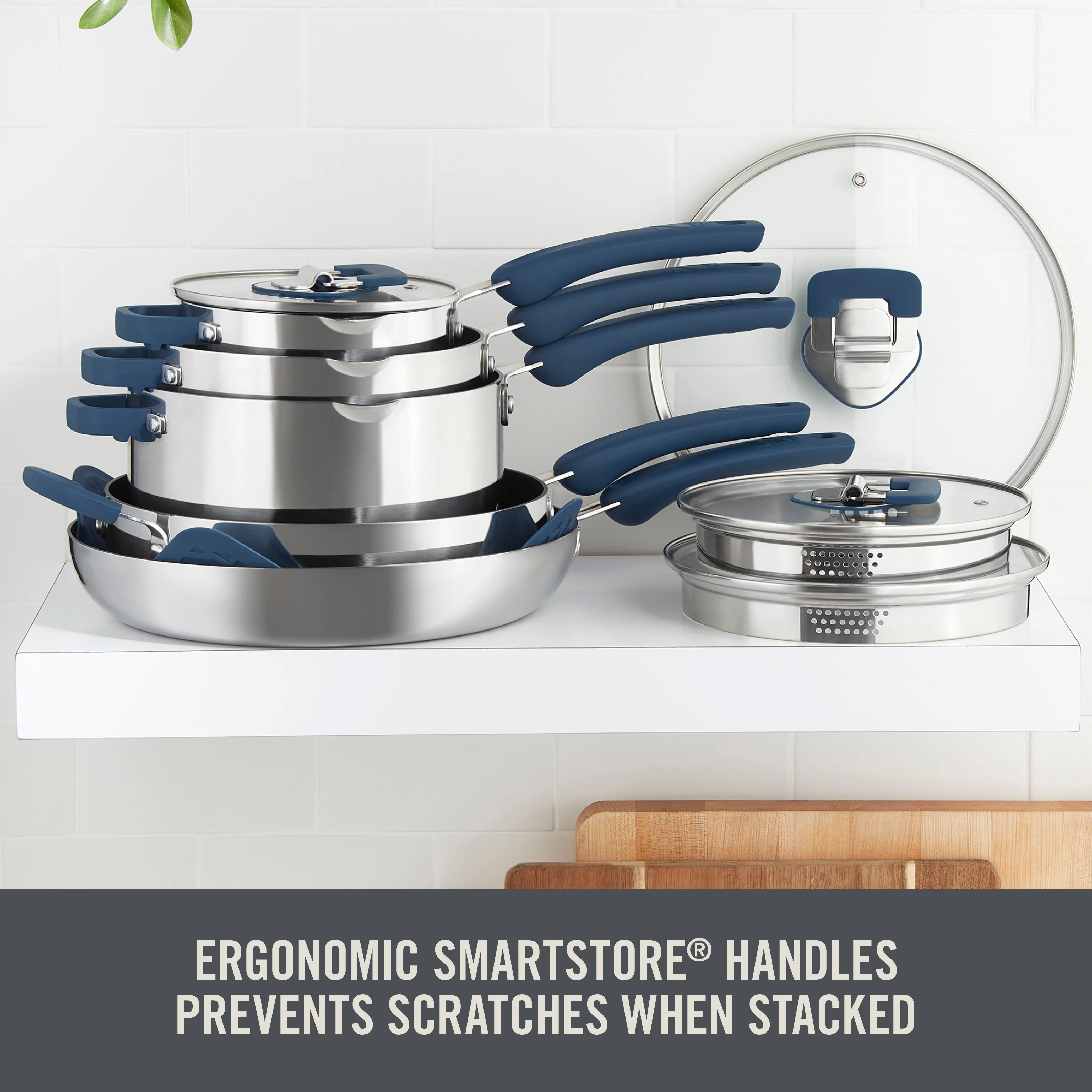 Zakarian by Dash Trupro 10PC Stainless Steel Cookware Set - Image 8